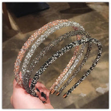 将图片加载到图库查看器，Crystal Beaded Hair Band 2020 Fashion Headwear Girl Women Handmade Hair Accessories Headwear Pearl Flower Headband Gorgeous Hair Accessories For Women
