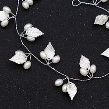 Load image into Gallery viewer, Crystal Pearl Bridal Tiaras Hairbands Hairpins Bridesmaid Diamante Hair Vine Accessories Wedding Jewelry 35cm Headwear Gorgeous Hair Accessories For Women
