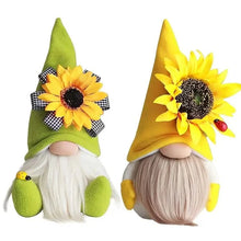 Load image into Gallery viewer, Cuddly Sunflower Bee Doll Ornament

