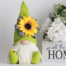 Load image into Gallery viewer, Cuddly Sunflower Bee Doll Ornament

