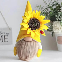 Load image into Gallery viewer, Cuddly Sunflower Bee Doll Ornament
