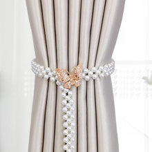 Load image into Gallery viewer, Curtain Tieback High Quality Elastic Holder Hook Buckle Clip Pretty And Fashion Polyester Decorative Home Accessories Modern Simple Style Curtain Tie Backs
