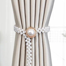 Load image into Gallery viewer, Curtain Tieback High Quality Elastic Holder Hook Buckle Clip Pretty And Fashion Polyester Decorative Home Accessories Modern Simple Style Curtain Tie Backs
