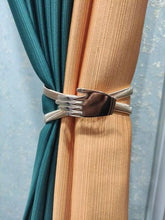 Load image into Gallery viewer, Curtain Tieback High Quality Holder Hook Buckle Clip Pretty and Fashion Polyester Decorative Home Accessories Magnetic Decorative Drapes Holdbacks Curtain Tiebacks Clips
