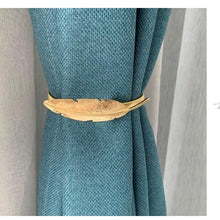 Load image into Gallery viewer, Curtain Tieback High Quality Holder Hook Buckle Clip Pretty and Fashion Polyester Decorative Home Accessories Magnetic Decorative Drapes Holdbacks Curtain Tiebacks Clips
