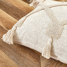 Load image into Gallery viewer, Cushion Cover Cotton Linen Pillowcase Tufted Beige Decorative Fashionable Cotton Hand-Woven Throw Pillow Covers Tufted  Pillow Covers  Bedroom Throw Pillow Cushion For Bed Home
