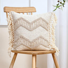 Load image into Gallery viewer, Cushion Cover Cotton Linen Pillowcase Tufted Beige Decorative Fashionable Cotton Hand-Woven Throw Pillow Covers Tufted  Pillow Covers  Bedroom Throw Pillow Cushion For Bed Home
