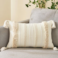 Load image into Gallery viewer, Cushion Cover Cotton Linen Pillowcase Tufted Beige Decorative Fashionable Cotton Hand-Woven Throw Pillow Covers Tufted  Pillow Covers  Bedroom Throw Pillow Cushion For Bed Home
