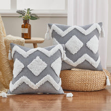 Load image into Gallery viewer, Cushion Cover Cotton Linen Pillowcase Tufted Beige Decorative Fashionable Cotton Hand-Woven Throw Pillow Covers Tufted  Pillow Covers  Bedroom Throw Pillow Cushion For Bed Home
