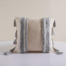 Load image into Gallery viewer, Cushion Cover Cotton Linen Pillowcase Tufted Beige Decorative Fashionable Cotton Hand-Woven Throw Pillow Covers Tufted  Pillow Covers  Bedroom Throw Pillow Cushion For Bed Home
