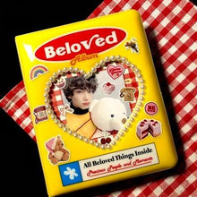 将图片加载到图库查看器，Custom 64 Card Photo Album Mini Collect Book 3 Inch For Polaroid Photo Card Photocard Ring Binder Cover Refillable Notebook Photo Album
