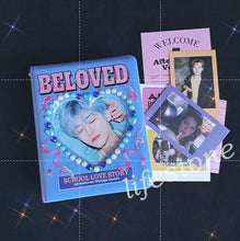 将图片加载到图库查看器，Custom 64 Card Photo Album Mini Collect Book 3 Inch For Polaroid Photo Card Photocard Ring Binder Cover Refillable Notebook Photo Album
