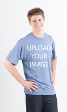 将图片加载到图库查看器，Custom Printed Men's Bamboo Viscose/Organic Cotton Short Sleeve T-Shirt
