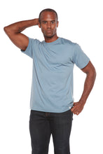 将图片加载到图库查看器，Custom Printed Men's Bamboo Viscose/Organic Cotton Short Sleeve T-Shirt

