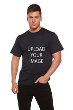 将图片加载到图库查看器，Custom Printed Men's Bamboo Viscose/Organic Cotton Short Sleeve T-Shirt
