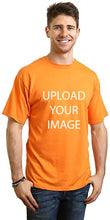 将图片加载到图库查看器，Custom Printed Men's Bamboo Viscose/Organic Cotton Short Sleeve T-Shirt
