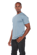 将图片加载到图库查看器，Custom Printed Men's Bamboo Viscose/Organic Cotton Short Sleeve T-Shirt

