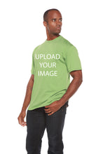 将图片加载到图库查看器，Custom Printed Men's Bamboo Viscose/Organic Cotton Short Sleeve T-Shirt
