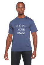 将图片加载到图库查看器，Custom Printed Men's Bamboo Viscose/Organic Cotton Short Sleeve T-Shirt
