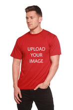 将图片加载到图库查看器，Custom Printed Men's Bamboo Viscose/Organic Cotton Short Sleeve T-Shirt
