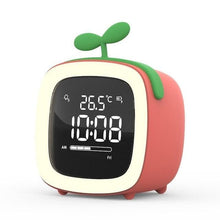 将图片加载到图库查看器，Cut Digital Alarm Clock Cartoon Night Light Desk Alarm Clock Cute Toddler Alarm Clock Dimming Sleep Training Clock with Night Light Kids Wake Up Clock USB Rechargeable Easy Setting Kids Clocks for Bedrooms Rechargeable Battery Christmas gift for Kids
