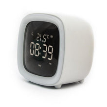 将图片加载到图库查看器，Cut Digital Alarm Clock Cartoon Night Light Desk Alarm Clock Cute Toddler Alarm Clock Dimming Sleep Training Clock with Night Light Kids Wake Up Clock USB Rechargeable Easy Setting Kids Clocks for Bedrooms Rechargeable Battery Christmas gift for Kids
