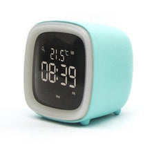 将图片加载到图库查看器，Cut Digital Alarm Clock Cartoon Night Light Desk Alarm Clock Cute Toddler Alarm Clock Dimming Sleep Training Clock with Night Light Kids Wake Up Clock USB Rechargeable Easy Setting Kids Clocks for Bedrooms Rechargeable Battery Christmas gift for Kids
