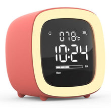 将图片加载到图库查看器，Cut Digital Alarm Clock Cartoon Night Light Desk Alarm Clock Cute Toddler Alarm Clock Dimming Sleep Training Clock with Night Light Kids Wake Up Clock USB Rechargeable Easy Setting Kids Clocks for Bedrooms Rechargeable Battery Christmas gift for Kids
