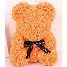 Load image into Gallery viewer, Cute artificial rose flower teddy bears gift box for home decor - Christmas Valentine's Day wedding day presents
