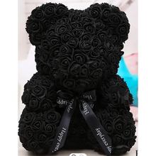 Load image into Gallery viewer, Cute artificial rose flower teddy bears gift box for home decor - Christmas Valentine's Day wedding day presents
