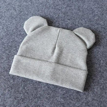 将图片加载到图库查看器，Cute Baby 0-12M Hat With Ears Casual Style Kids Autumn Winter Hat Classic  Boys And Girls Beanie
