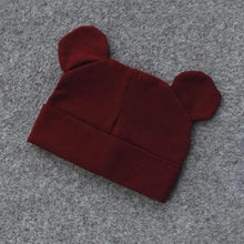 将图片加载到图库查看器，Cute Baby 0-12M Hat With Ears Casual Style Kids Autumn Winter Hat Classic  Boys And Girls Beanie
