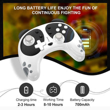 Load image into Gallery viewer, Cute Black White Joystick Wireless Bluetooth Panda Joystick Remote Controller Gamepad Compatible With For PC Laptop

