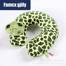 Load image into Gallery viewer, Cute Cartoon Animal U-shaped Memory Travel Pillow Neck Support Headrest Office Car Airplane Sleep  Soft Travel Neck Pillow Animal for Neck &amp; Head Support Cute Wild Life Stuffed Pillow Accessory for Naps Novelty Stuffed Animal For Adults And Children
