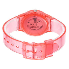 将图片加载到图库查看器，Cute Childrens Analog Transparent Watchband New Fashion Small Lightweight Watch Fresh And Simple Girls Quartz Watch Sport Simple Casual Quartz Wristwatch For Women Ladies Girls
