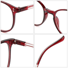 将图片加载到图库查看器，Cute Clear Optical Glasses Frame Women Square Frame Retro Eyeglasses High Definition Reading Glasses Unisex Anti Blue Light Eyeglasses Ultra Light PC Frames Glasses Vision Care Eyewear +1.00~4.00

