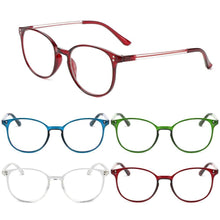 将图片加载到图库查看器，Cute Clear Optical Glasses Frame Women Square Frame Retro Eyeglasses High Definition Reading Glasses Unisex Anti Blue Light Eyeglasses Ultra Light PC Frames Glasses Vision Care Eyewear +1.00~4.00
