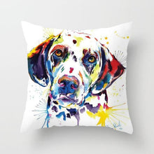 Load image into Gallery viewer, Cute Dog Peachskin Pillowcase Cover Kids Gift  Animals Puppy Pet Dog Painting Cotton Linen Throw Pillow Case Cushion Cover Square Animal Pillow Covers Home Decor Pillows Covers Pillowcase 45x45CM

