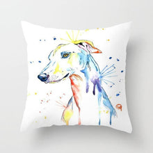 Load image into Gallery viewer, Cute Dog Peachskin Pillowcase Cover Kids Gift  Animals Puppy Pet Dog Painting Cotton Linen Throw Pillow Case Cushion Cover Square Animal Pillow Covers Home Decor Pillows Covers Pillowcase 45x45CM

