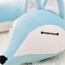 将图片加载到图库查看器，Cute Fox Animal Cotton Plush U Shape Neck Pillow Travel Car Home Pillow Nap Animal Pillow Health Care with Eye Mask Cute Fox U Shaped Neck Pillow for Car Airplane Traveling ,Animal Plush Stuffed Travel Pillow Travel Pillows Cartoon Planes Fox Animal
