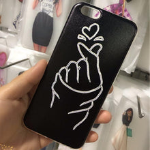 将图片加载到图库查看器，Cute Hearts Pattern Slim Thin Soft Shockproof Silicone Protective Case Case For Iphone 11 Case Cover Silicone Soft Cover For Iphone 5 5s Se 2020 6s 7 8 Plus Xs 11 Pro Max X Xr
