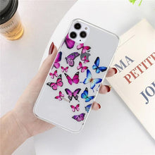 将图片加载到图库查看器，Cute Hearts Pattern Slim Thin Soft Shockproof Silicone Protective Case Case For Iphone 11 Case Cover Silicone Soft Cover For Iphone 5 5s Se 2020 6s 7 8 Plus Xs 11 Pro Max X Xr
