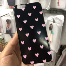 将图片加载到图库查看器，Cute Hearts Pattern Slim Thin Soft Shockproof Silicone Protective Case Case For Iphone 11 Case Cover Silicone Soft Cover For Iphone 5 5s Se 2020 6s 7 8 Plus Xs 11 Pro Max X Xr
