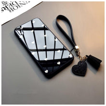 Load image into Gallery viewer, Cute Hearts Pattern Slim Thin Soft Shockproof Silicone Protective Case Cover For Xiaomi Redmi 9 8 A 9C 7A Case small Love Heart Hard Glass Cover For Redmi Note 11 10 9s 9 pro max 7 8 Pro 10X 5G Give Strap
