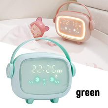 Load image into Gallery viewer, Cute Night Light Alarm Clock Timing Countdown Alarm Clock  Kids Alarm Clock Pink for Girls Bedroom Ok to Wake Children's Sleep Trainer Wake Up Light &amp; Night Light LED Smart Kids Alarm Clock Night Light For Home Decor
