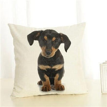 Load image into Gallery viewer, Cute Pet Dog Printed Cushion Cover Linen Pillow Cover Decorative Throw Pillow Cover For Sofa Chair Home
