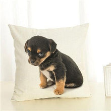 Load image into Gallery viewer, Cute Pet Dog Printed Cushion Cover Linen Pillow Cover Decorative Throw Pillow Cover For Sofa Chair Home
