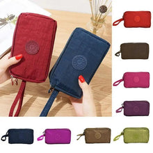 Load image into Gallery viewer, Cute Pink Leather Woman Wallet Fashion Stylish Zipper Mini Bag For Women Short Simple Wallets
