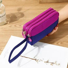 Load image into Gallery viewer, Cute Pink Leather Woman Wallet Fashion Stylish Zipper Mini Bag For Women Short Simple Wallets
