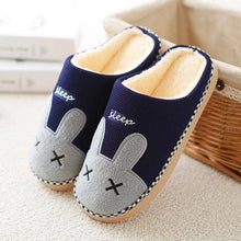 Load image into Gallery viewer, Cute Purple House Slippers Women Winter Cat Fluffy Slides Livingroom Warm Shoes Soft Indoor Cute Animal Flat Indoor Women House Shoes Fluffy Furry Plush Fleece Lined Warm Soft Comfort Shoes
